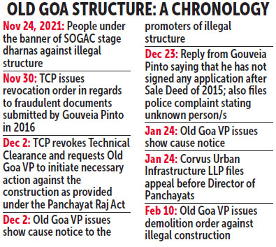Demolition of Mahua Moitra's illegal property in Old Goa - NewsBharati
