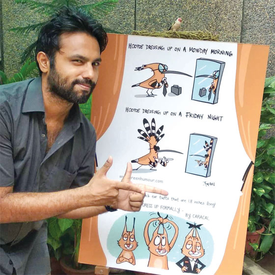 WWF’s wildlife cartoon exhibition narrates tales of tails
