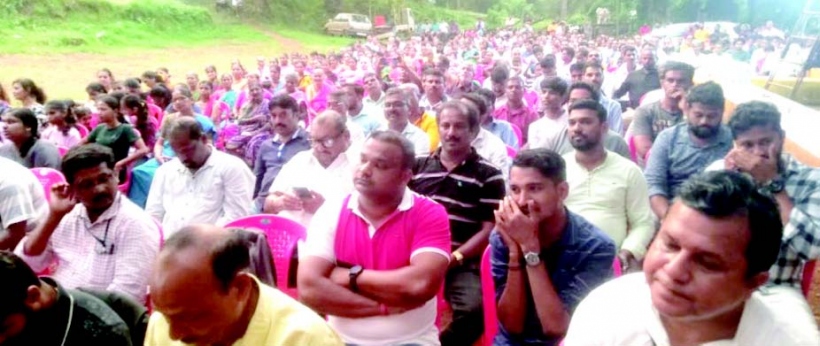 Bhoma villagers intensify agitation  against highway expansion plans