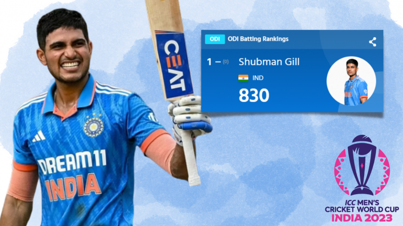 Herald: Shubman Gill Takes No.1 Spot in ICC Men's ODI Batting