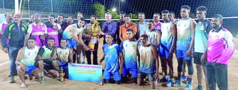 Goa Police win Aldona  volleyball tournament 