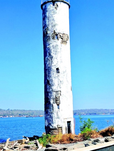 Light-house at Campal is under threat of forced extinction