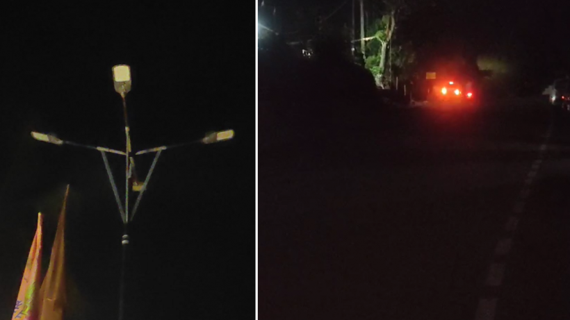 Darkness looms over Ghateshwar Nagar, Assagao; Locals demand urgent street light repairs to prevent accidents