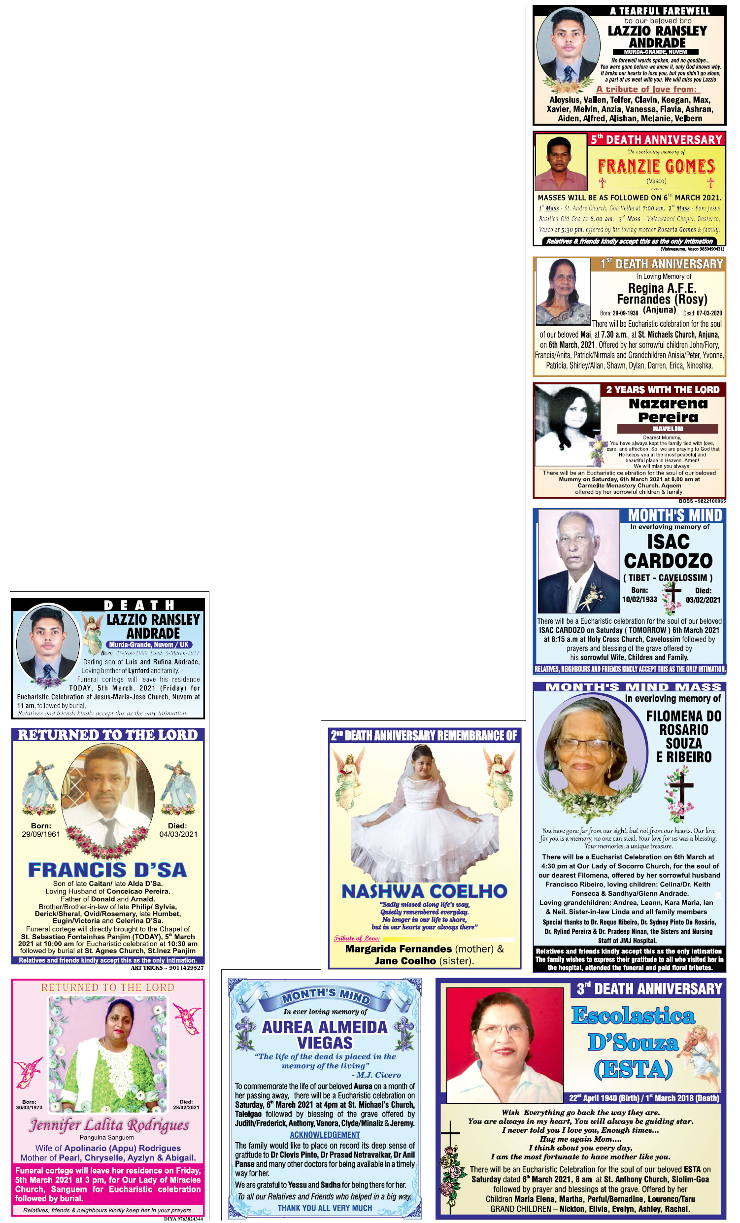 Herald: Obituaries